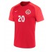 Canada Jonathan David #20 Replica Home Shirt World Cup 2022 Short Sleeve